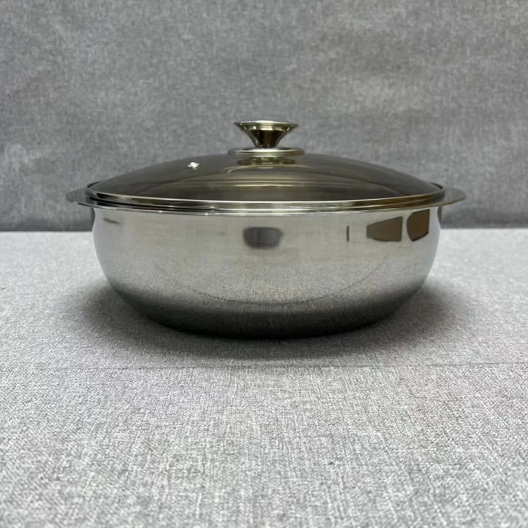 4-023 30cm宽边带盖和面盆 30*10.5cm 整重约2.43kg