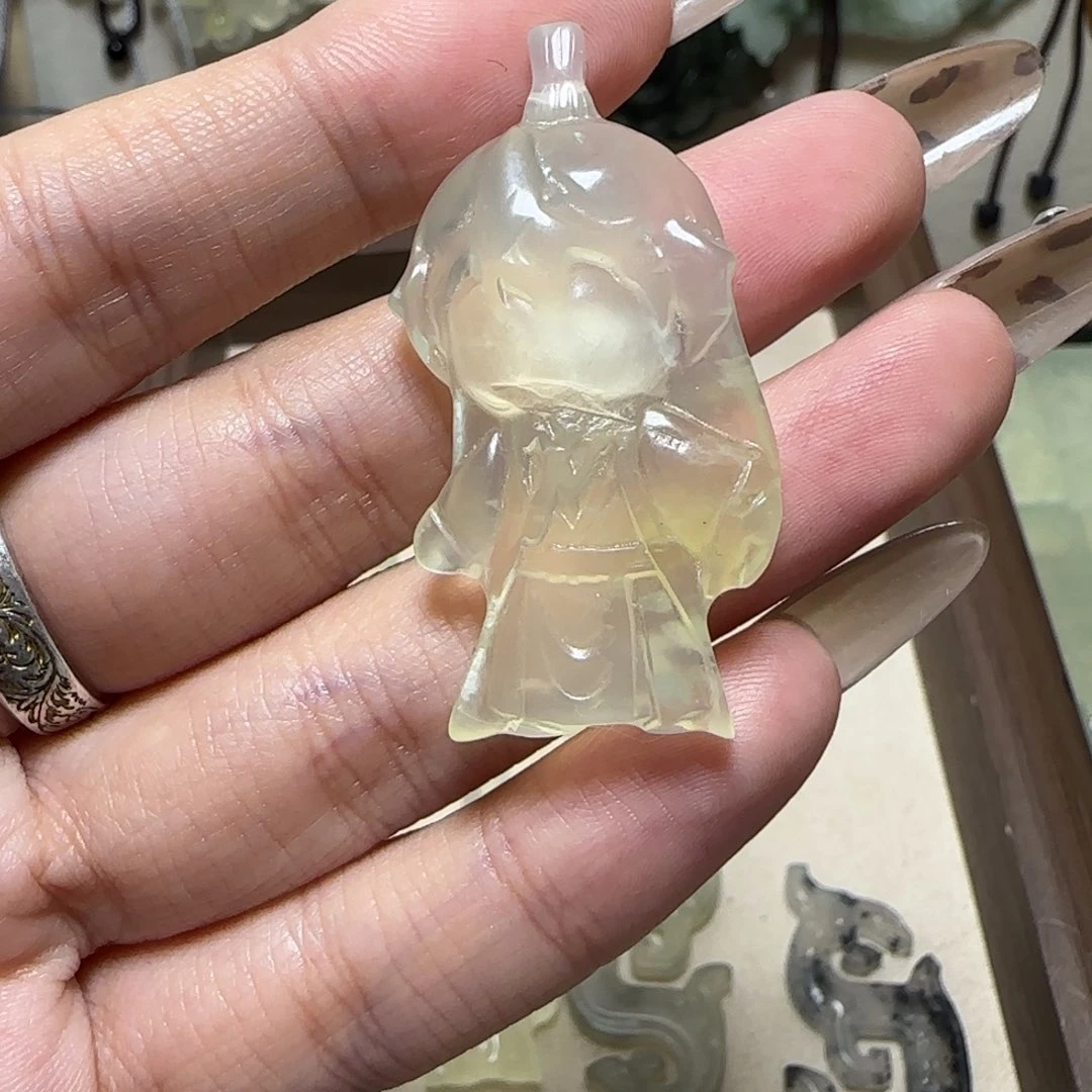 蛇纹石玉颈饰未镶嵌瑕疵福利不退换
