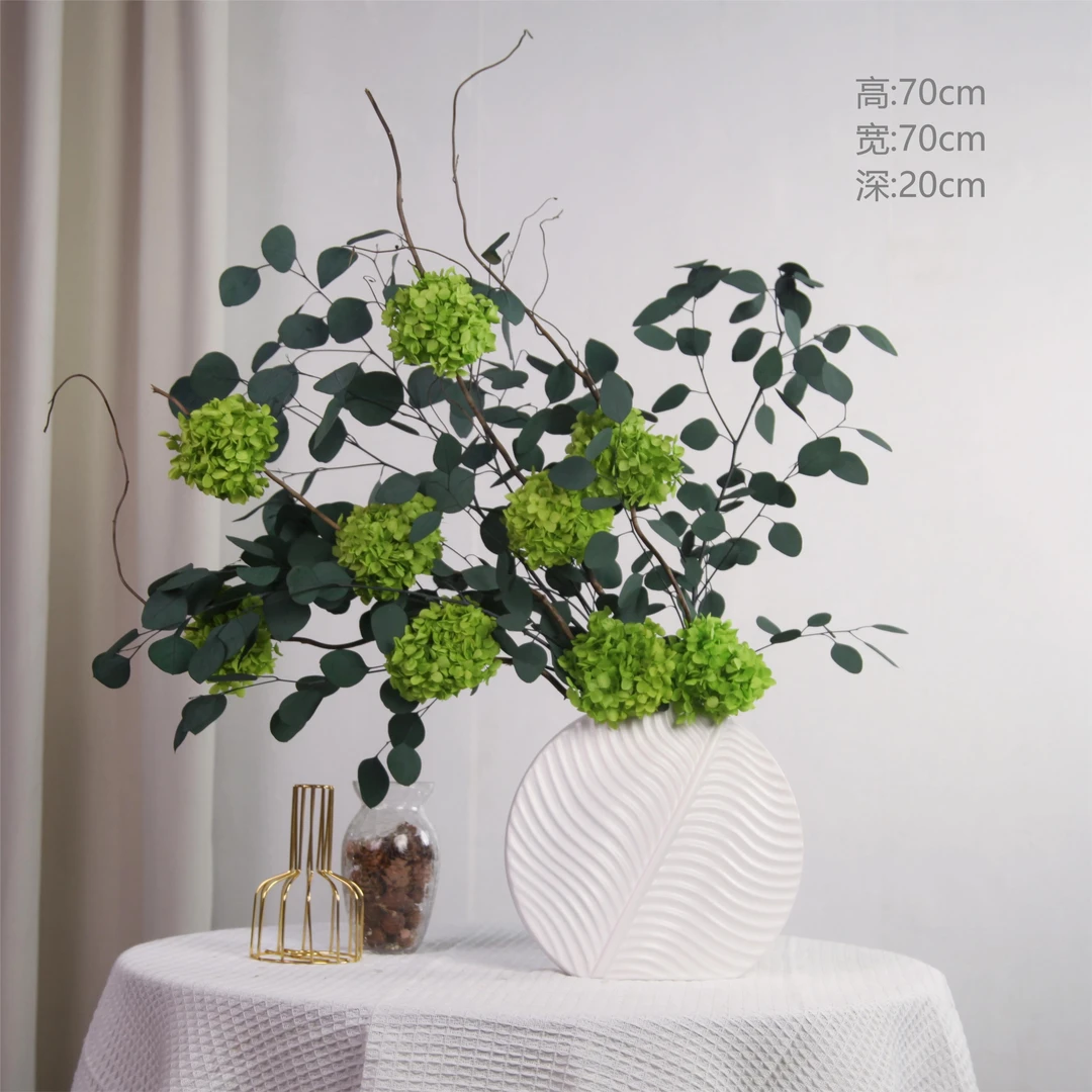 【月下逢】永生花高端轻奢家居软装玄关岛台吧台摆件