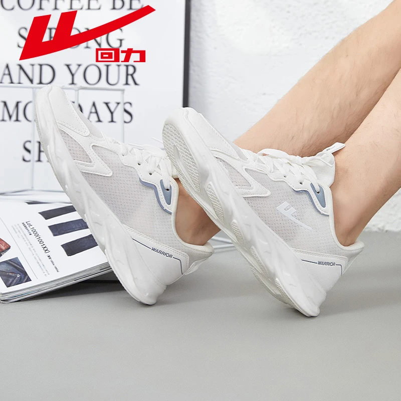 回力男鞋网鞋男士2025春季新款运动鞋百搭休闲透气软底百搭跑步鞋