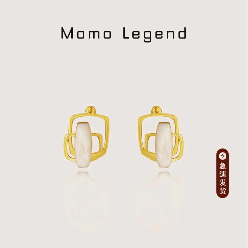 钛钢耳饰 MomoLegend位面跃迁小众高级欧美复古夸张耳坠轻奢
