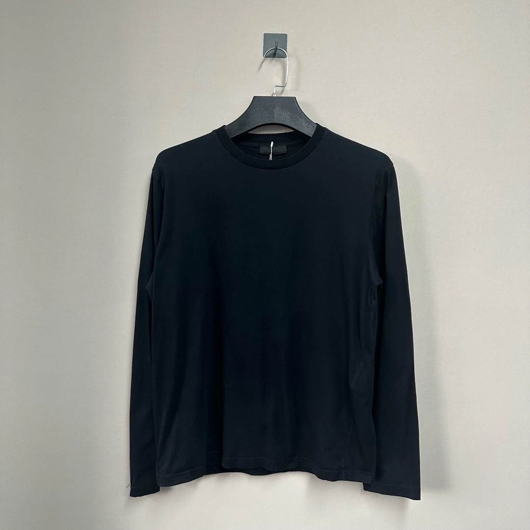 Prada/普拉达黑色背后三角标长袖/XL码/95新/公价6150