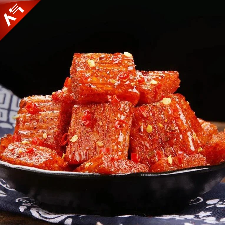 正宗素大刀肉网红辣条怀旧老品牌面筋麻辣解馋面筋小零食休闲小吃