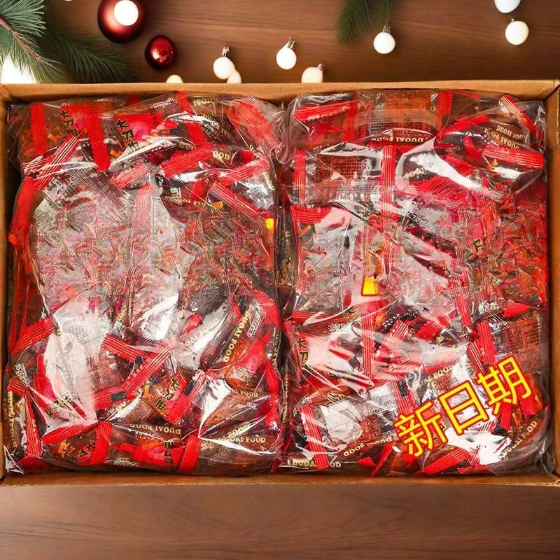 素大刀肉辣条辣块麻辣零食大礼包追剧解馋美味儿时怀旧年货零食