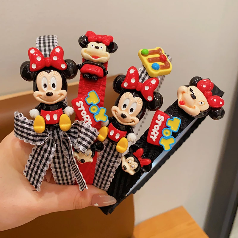 米老鼠儿童发箍女童夏季刘海碎发神器女孩新款防滑不伤发头箍发饰