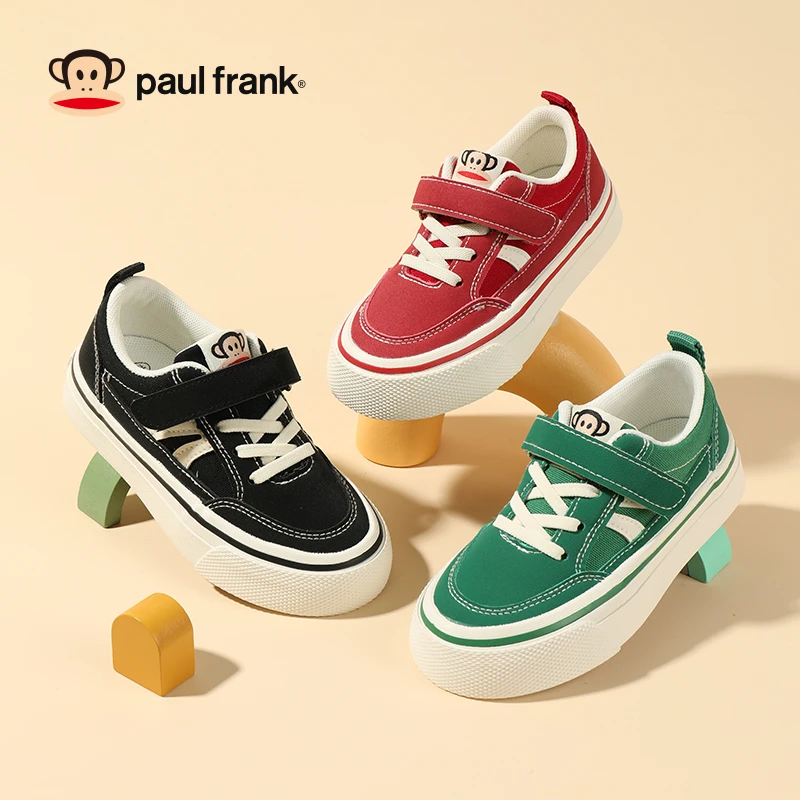 大嘴猴2025春秋新款休闲百搭男女童鞋低帮帆布鞋透气软底校园舒适