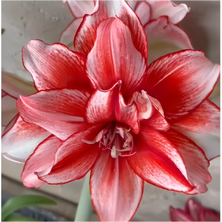 朱顶红种球【火焰黛丝】4.5厘米自然球1粒，不带侧芽