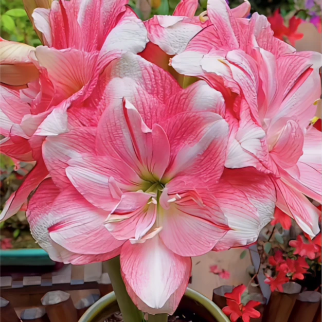 朱顶红种球【卡布鲁斯】-重瓣-开花球1粒-