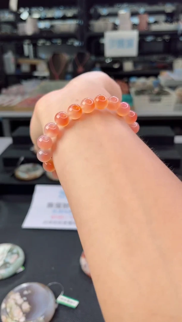 【闪购商品】石英质玉手链未镶嵌玛瑙手串(多样性发货)
