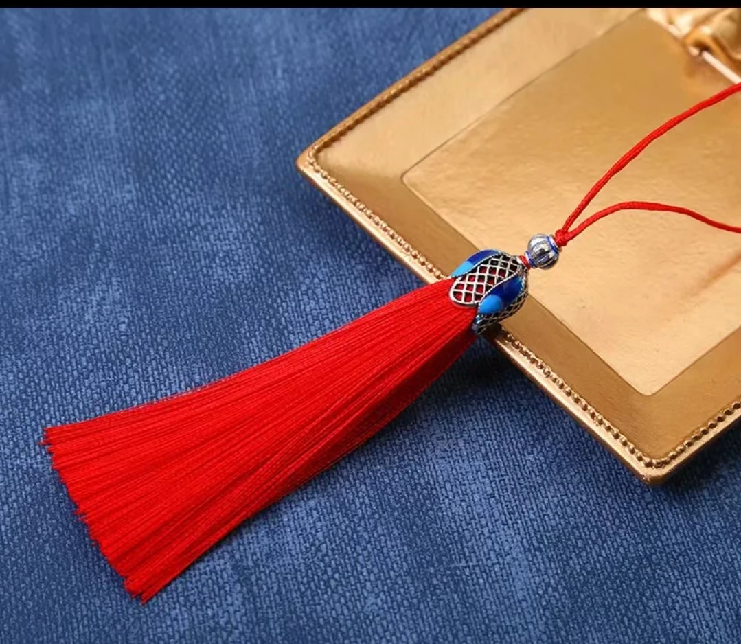 【清福利】流苏装饰挂件景泰蓝流苏手工DIY编织材料流苏流苏穗子