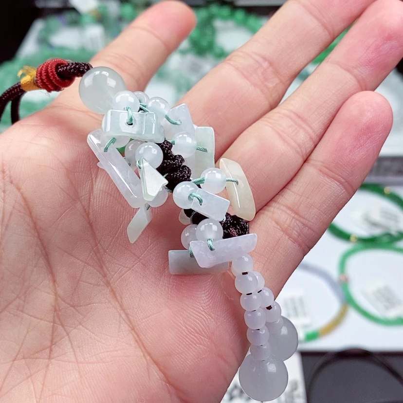 【闪购商品】翡翠手链未镶嵌L**。