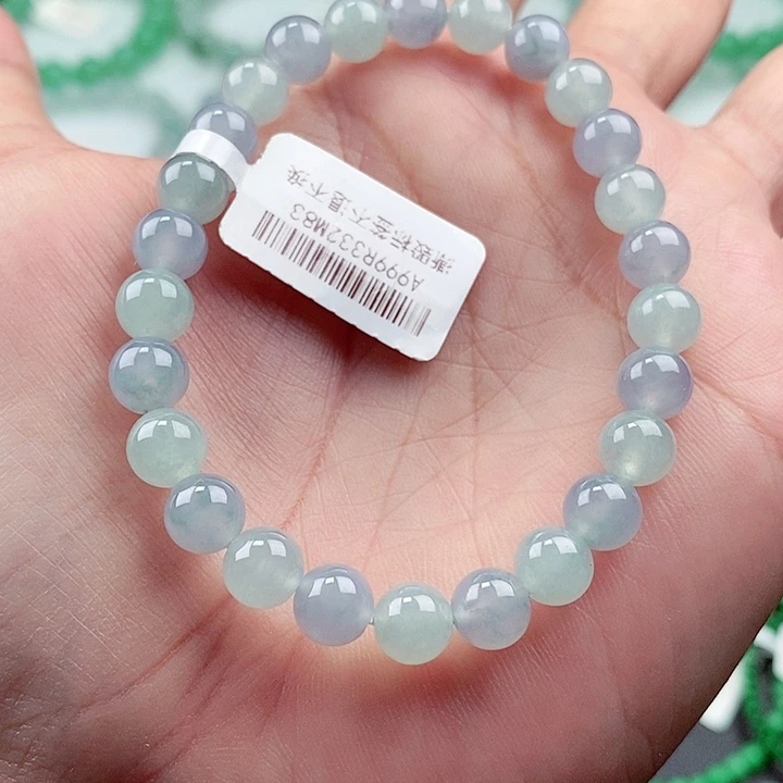 翡翠手链未镶嵌卡7