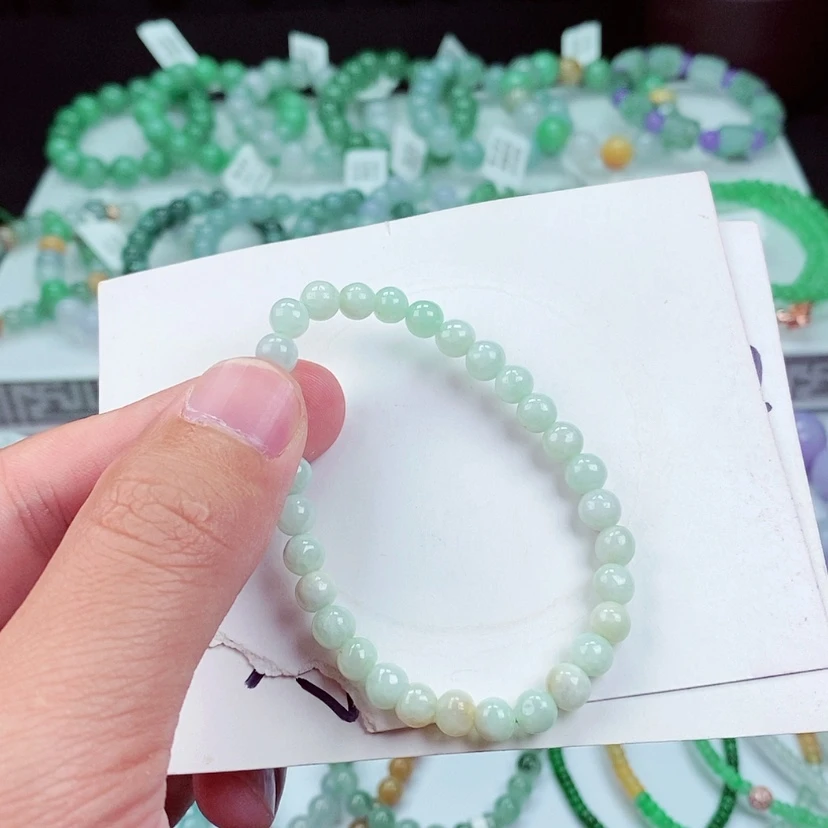 【闪购商品】翡翠手链未镶嵌悠**兰