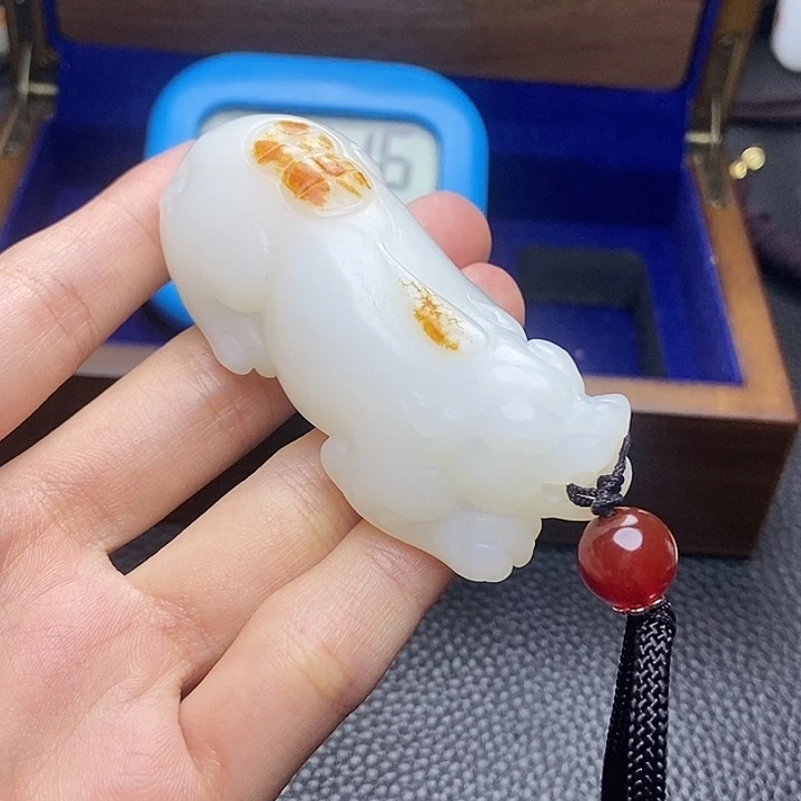 和田玉颈饰未镶嵌烫*子N