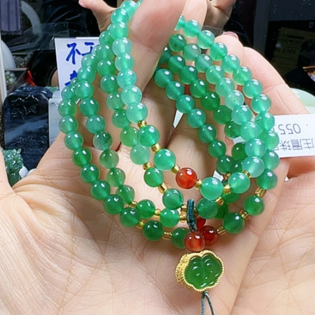【闪购商品】东陵石手链合金0551