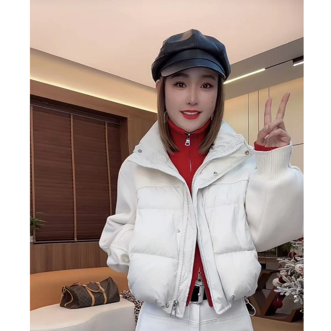 HUANG  VINI【黄微倪】 FL新潮休闲羽绒外套上衣女YR120208