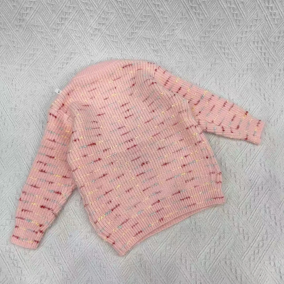 BB352 女童卡通图案毛衣 不加绒