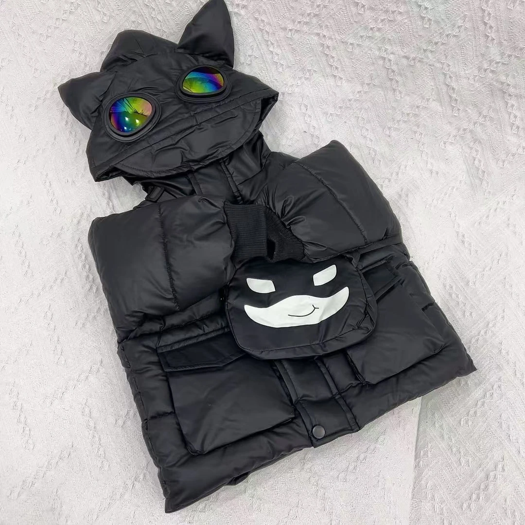 BB339 儿童连帽丝绵棉衣 棉服 内里加绒