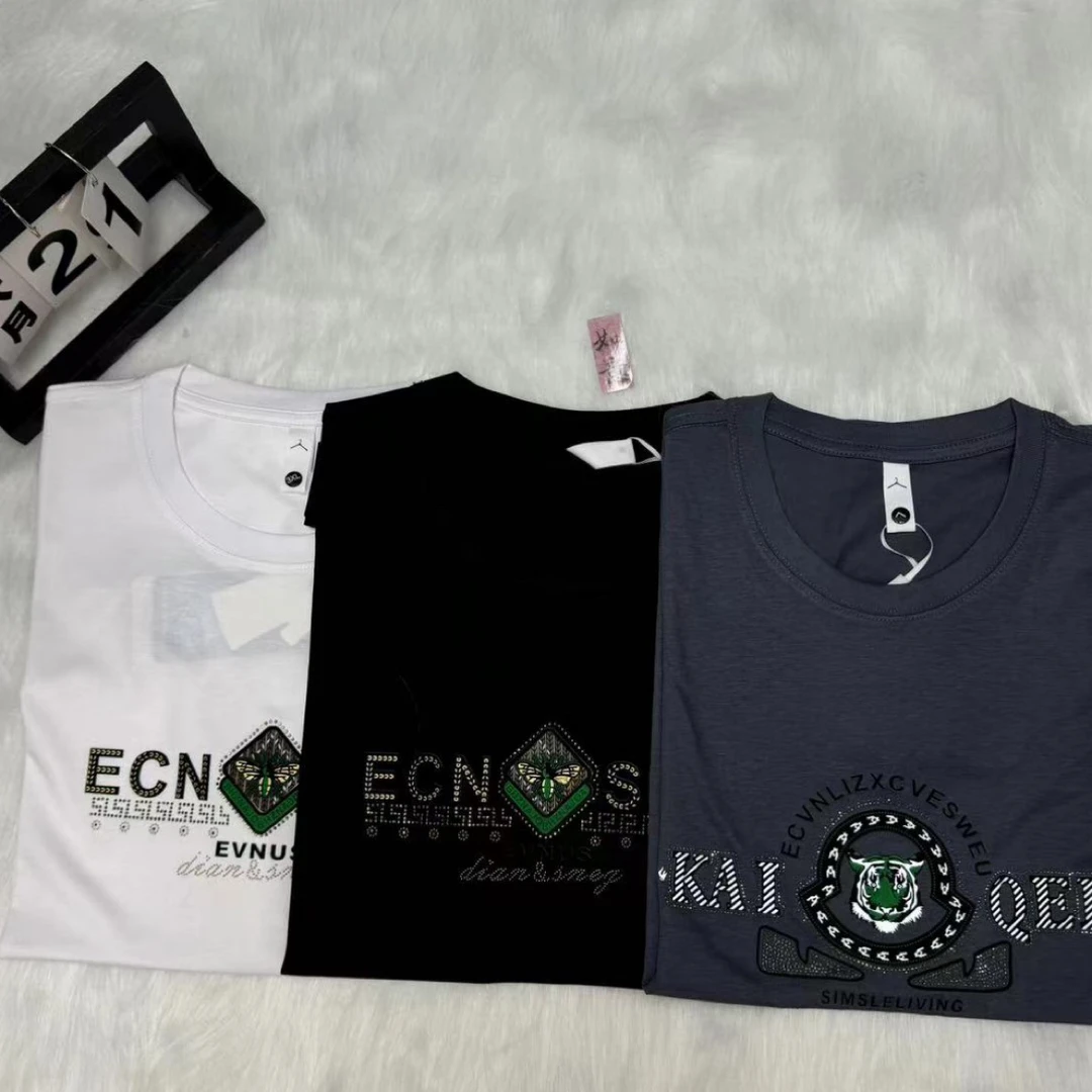 男士休闲夏季圆领t恤潮流设计师款