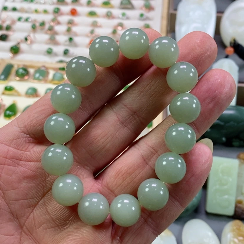 【闪购商品】和田玉手串未镶嵌夜*