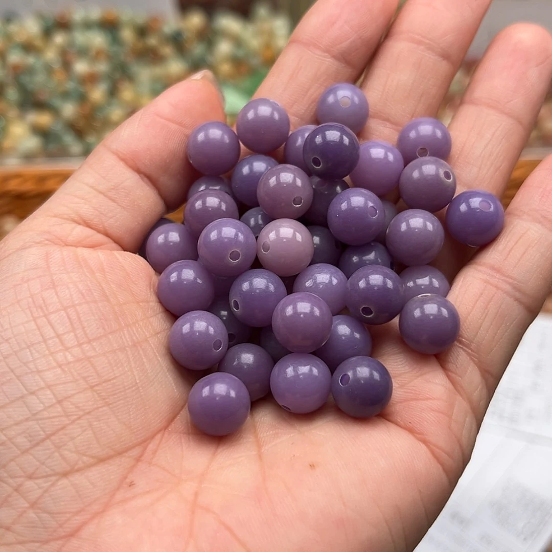 【闪购商品】菩提根/象牙果吊坠c/10/100+10 紫圆珠