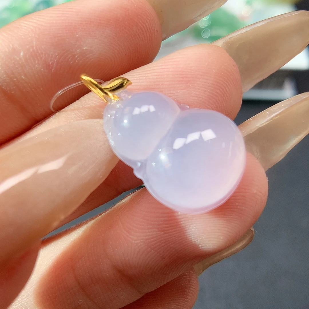 翡翠颈饰18K金镶嵌88888888888