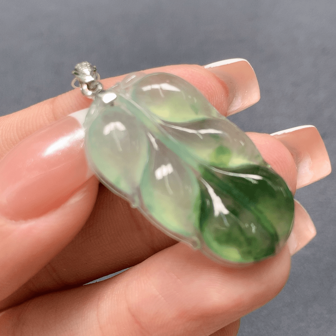 翡翠颈饰18K金镶嵌888888888888