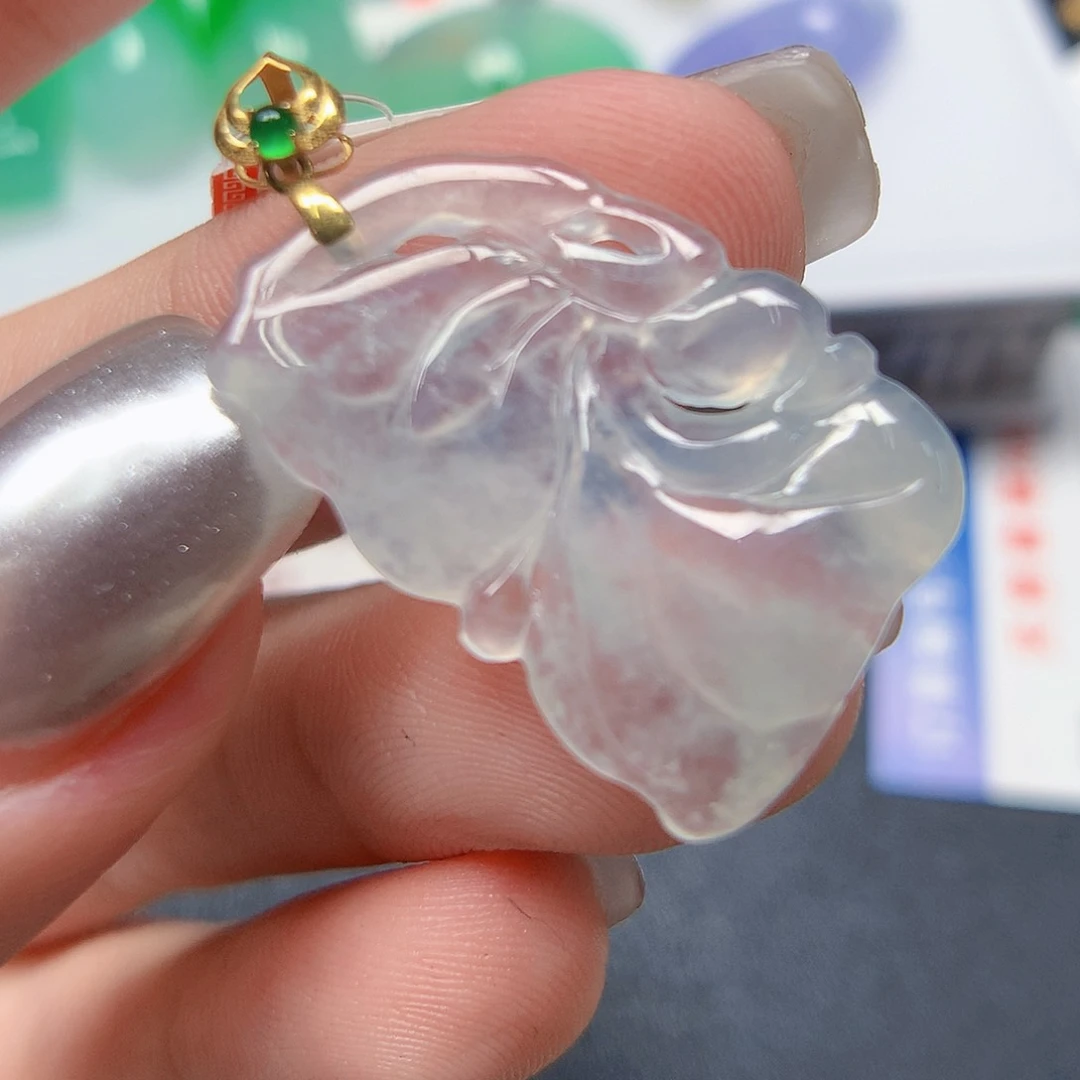 翡翠颈饰18K金镶嵌888888888888