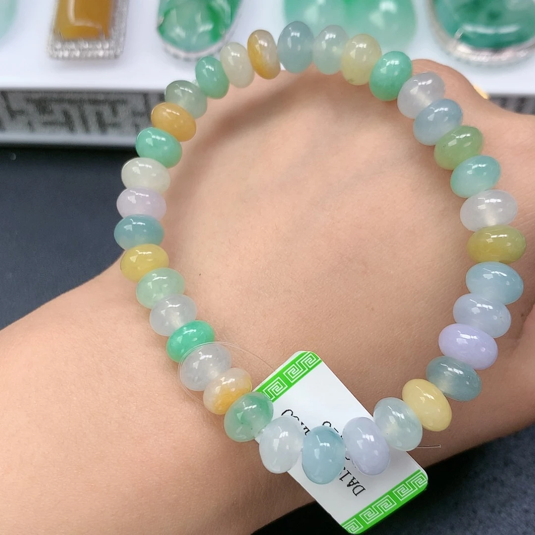 翡翠颈饰未镶嵌手串8.4