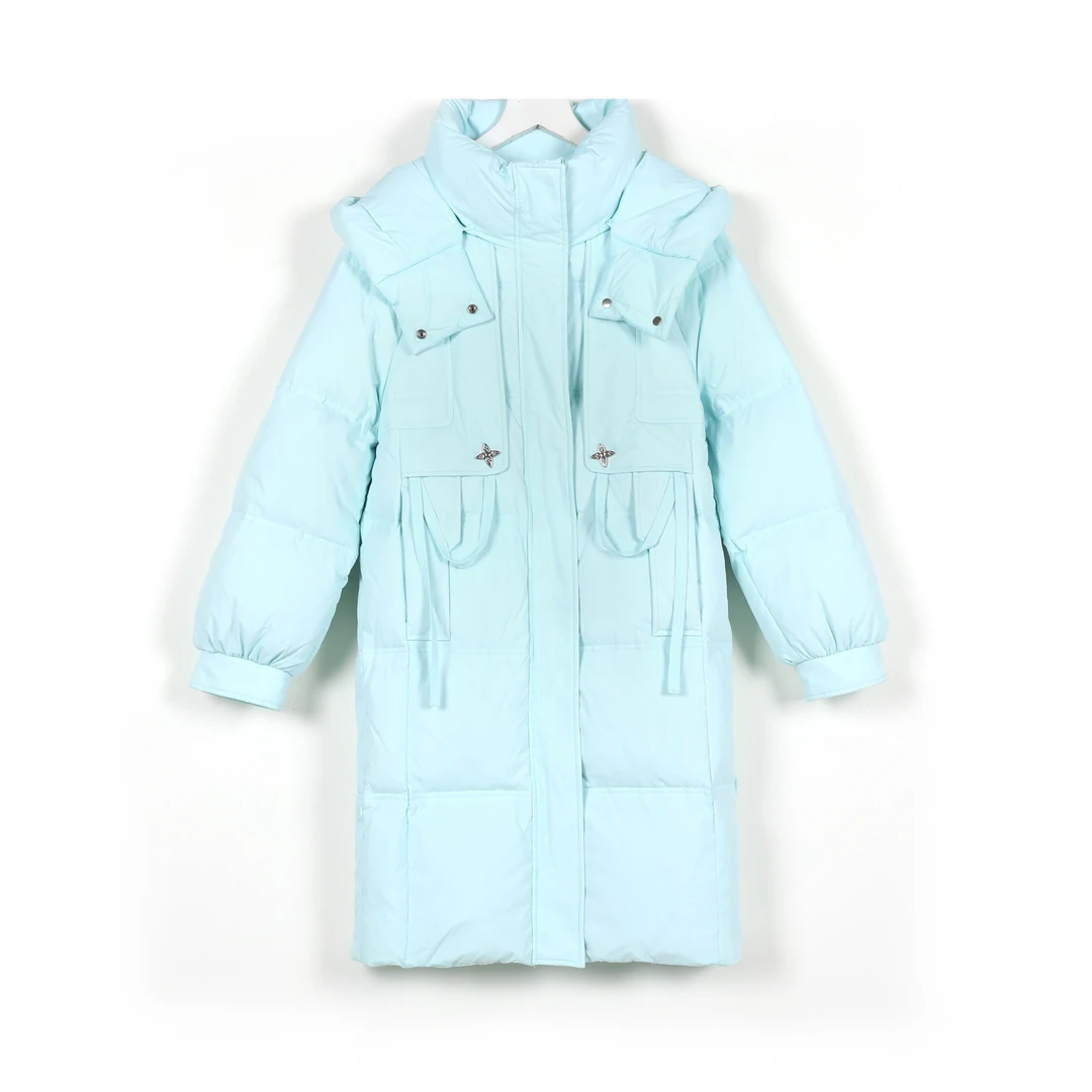 【千屿Sheila】“海洋之心”飘带老花保暖羽绒服244-YRF/0925-084