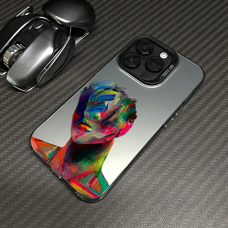 油画男生iphone15苹果14pro手机壳高级13promax防摔12创意11网红