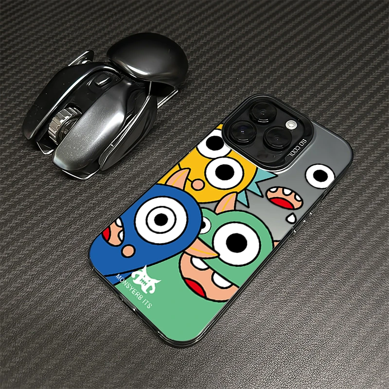 小怪兽适用iphone16手机壳15pro max苹果14创意13套12网红11潮xs