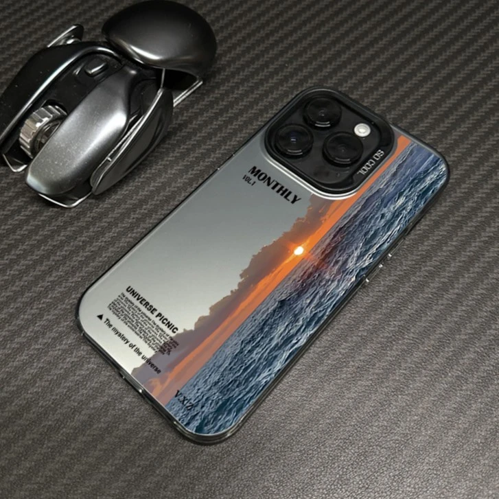 夕阳苹果16promax手机壳iphone15/14pro max磨砂13高级感12/11/xs