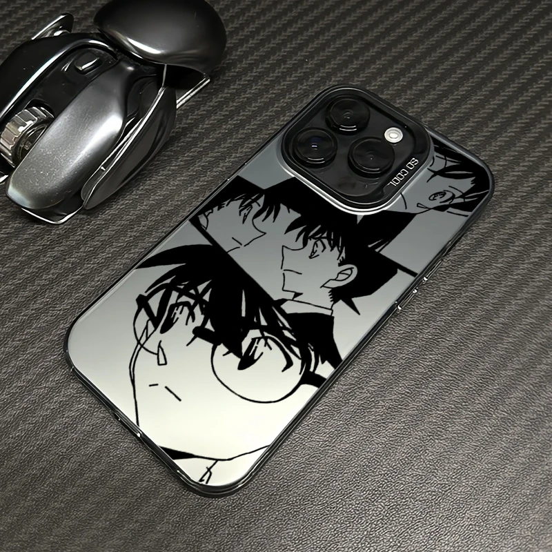 侦探柯南苹果15promax手机壳iphone14pro新款13/12高级11网红磨砂