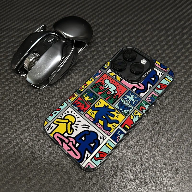 街头艺术适用苹果16/15pro手机壳iphone14套13promax高级12个性11