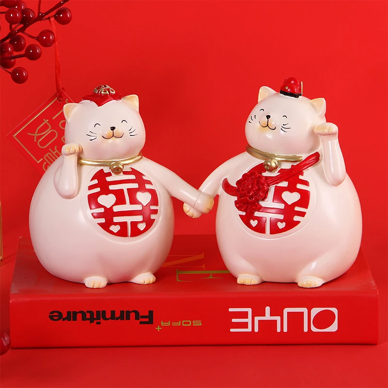 创意实用结婚礼物摆件家居装饰品高档礼品送新人闺蜜朋友婚房客厅