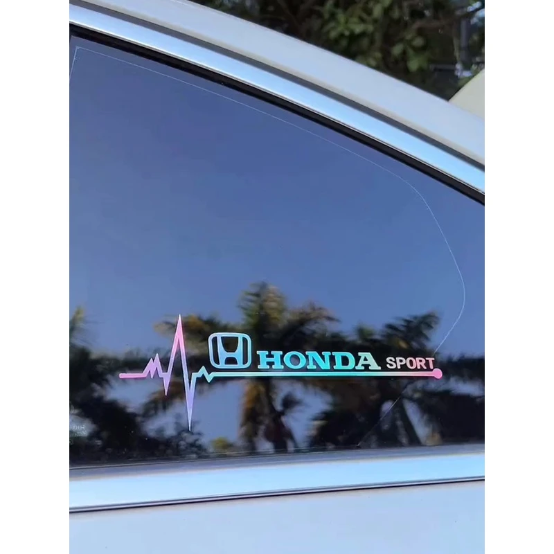 汽车贴纸三角窗车贴侧窗贴画个性创意车身装饰反光镭射拉花贴纸