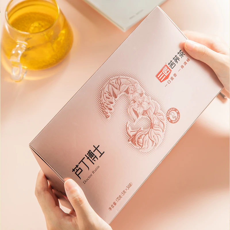 三匠微颗粒苦丁博士黑苦荞茶