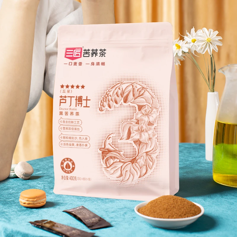 三匠大凉山大袋装高芦丁荞麦茶独立小袋