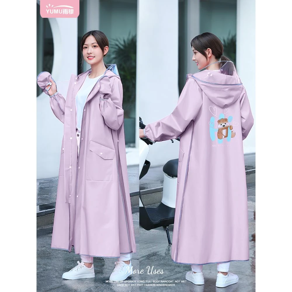 FAVMARTHA雨衣女款长款全身防暴雨电动车电瓶车专用单人一体式成