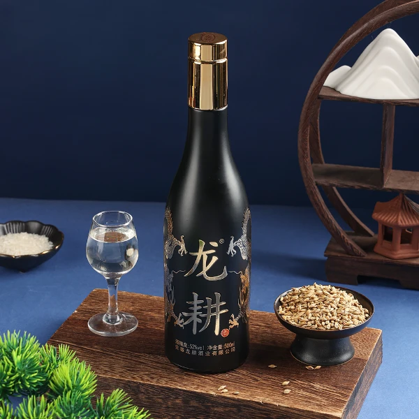 龙耕【老田专属】黑金 500ml * 6优级纯粮固态浓香型白酒52度500