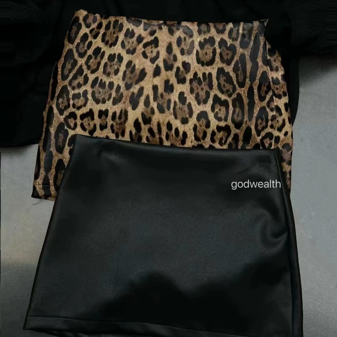 宠儿【2024冬季财神韩版百搭复古极简皮裙】