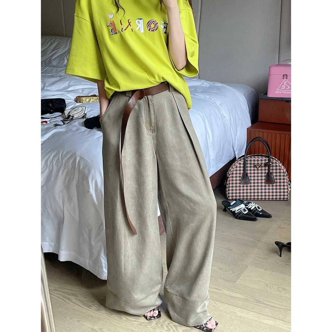 FORNI × YOYO  凉凉裤 夏天bi入的天丝牛仔阔腿裤春夏百搭牛仔裤