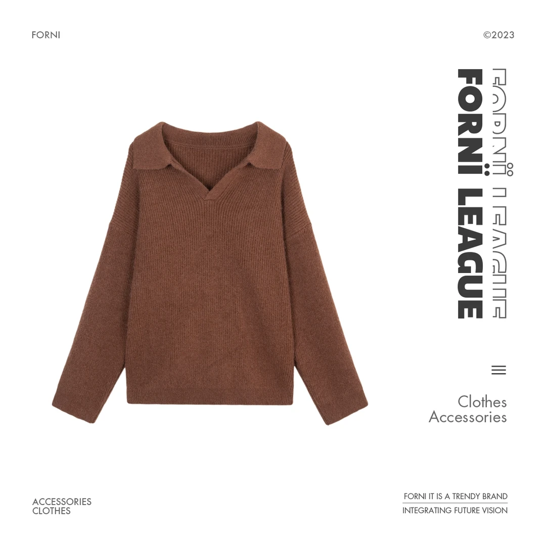 FORNI   Polo领毛衫
