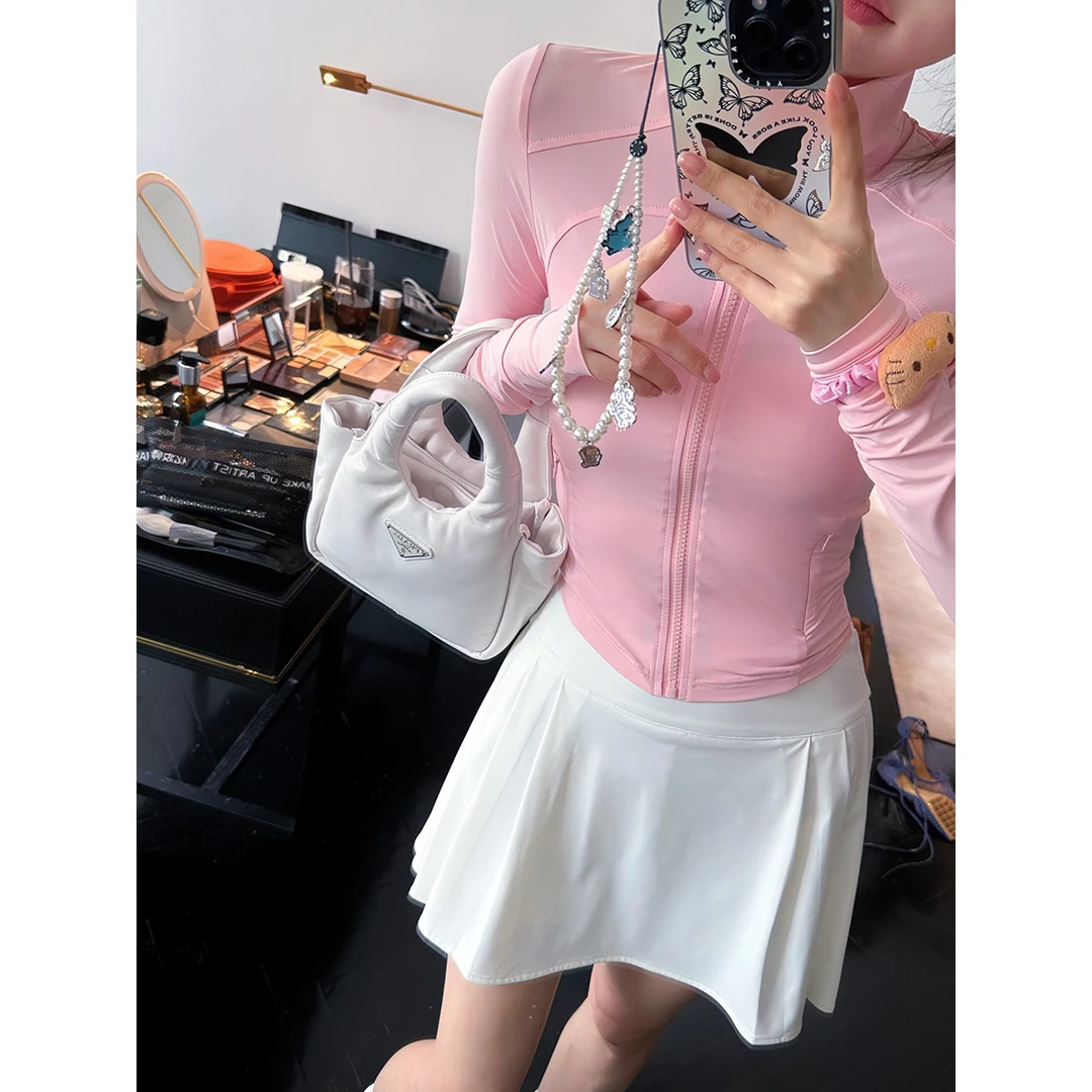 FORNI × YOYO  贝克街  腰腹平坦压褶半裙套装