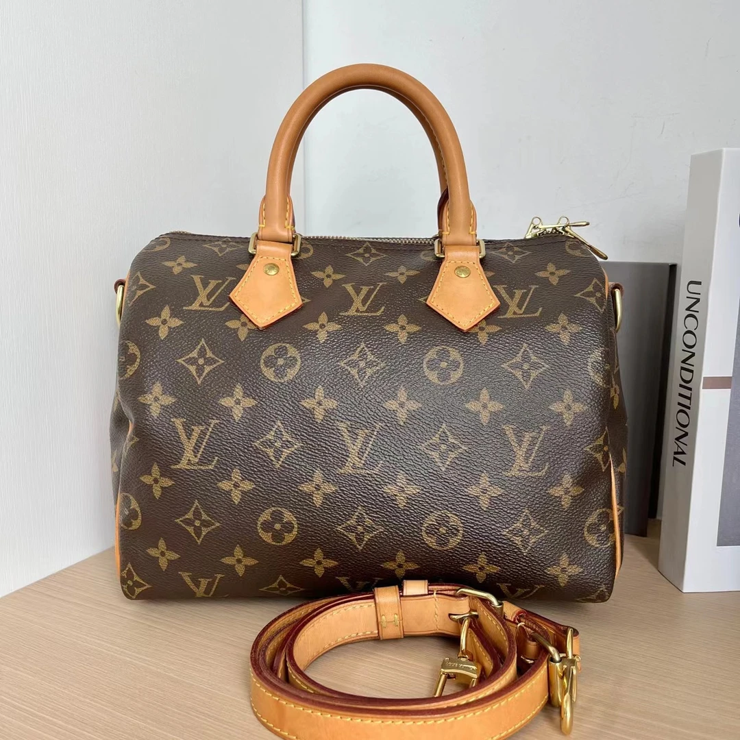 95新 LouisVuitton/路易威登 10450125 LVspeedy25肩带款 DU1106