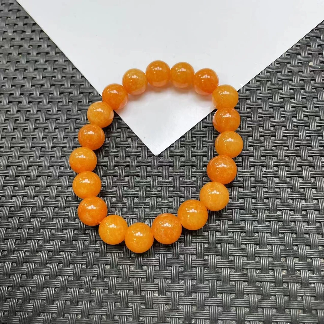 非金属手链  【喜儿专属】F524橙黄单圈手链女士手串首饰/发一条