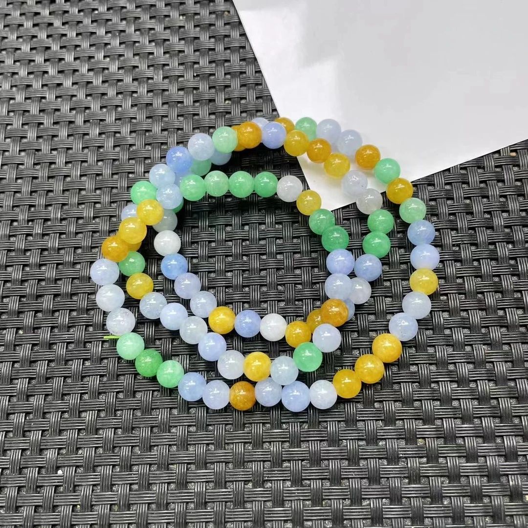 非金属手链 【喜儿专属】F411多色6m手链彩色多圈女士手串/发一条