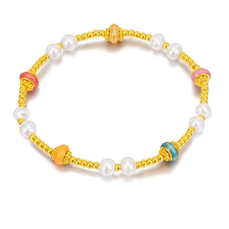 福满圆珠宝1 足金  多巴胺糖果珍珠