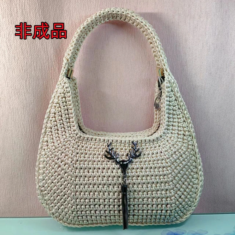 吉祥鹿包包材料包 非成品 有教程